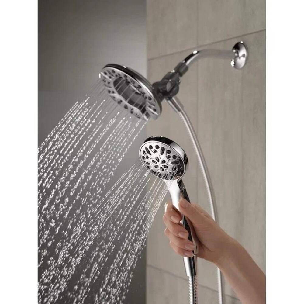 Delta In2ition ProClean 6-Setting Handheld Shower Head Chrome 75654